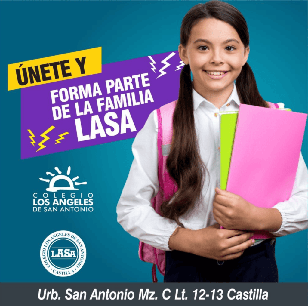 Colegios LASA, Matricula LASA 2025, Colegio Los Angelitos de San Antonio 15