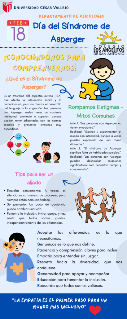 Flyer - Dia Internacional del Síndrome de Asperger.